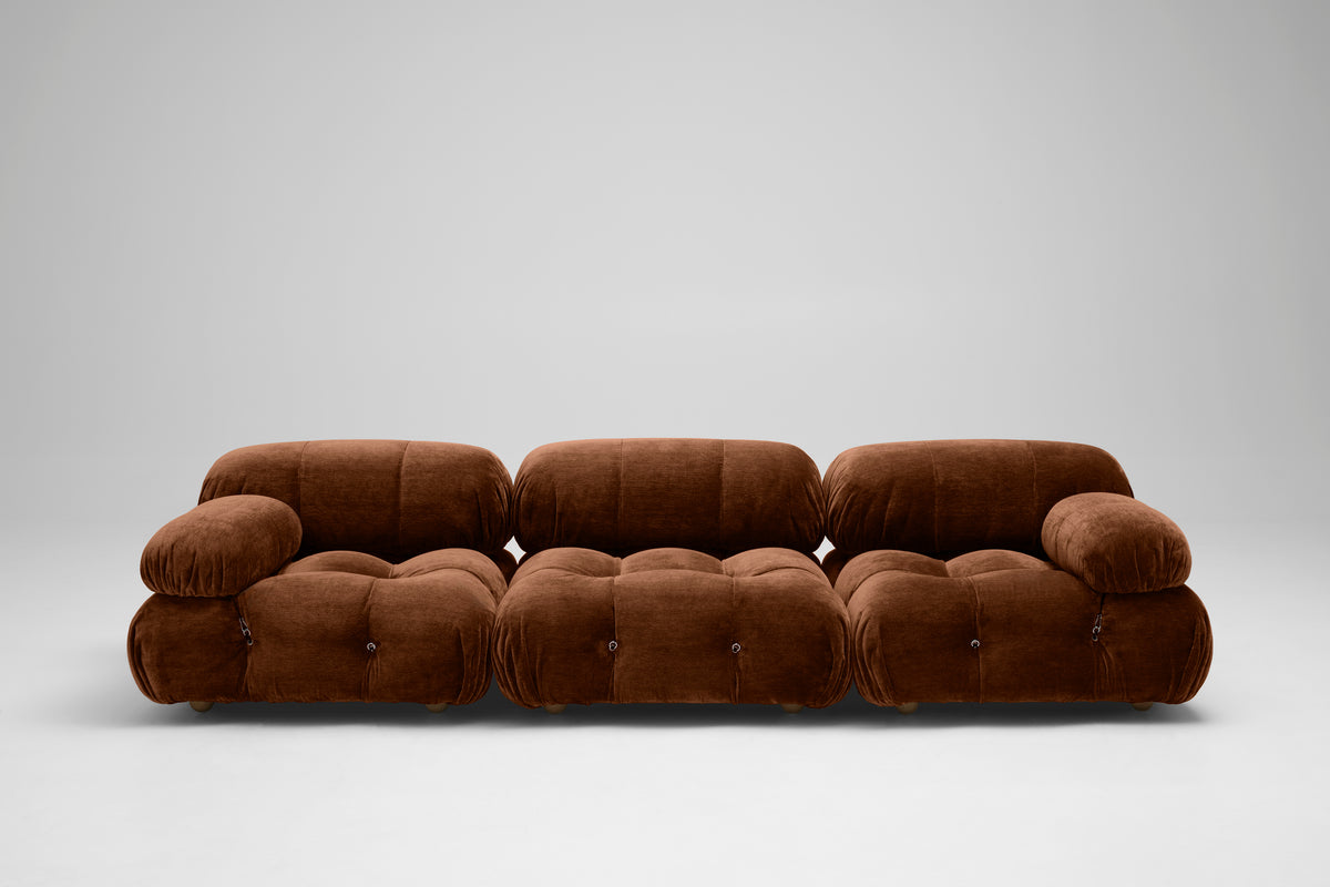 Sofá Camaleonda Exclusive Edition de B&B Italia en tejido Bellini color burnt